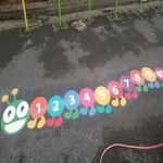 Thermoplastic Play Area Markings in Pant 12