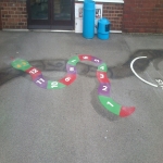 Thermoplastic Playground Graphics in Aller 2