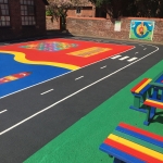 Playground Line Marking Removal  in Ashford 4