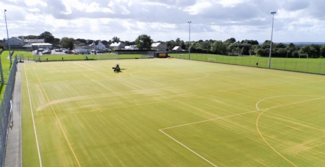 Full Sized Football Pitch in Ashley