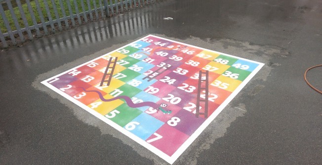 EYFS Playground Markings in Mount Pleasant