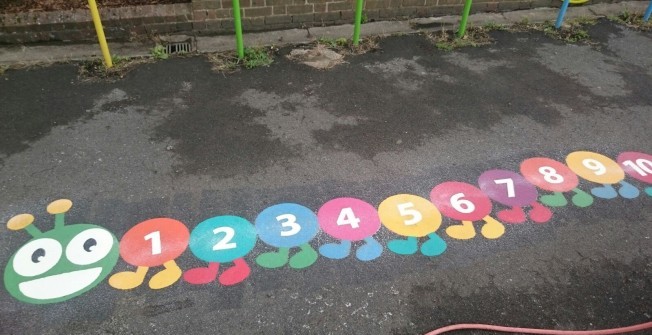 Creche Playground Markings in Beacon Hill