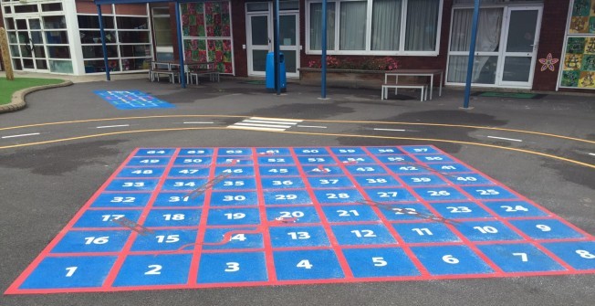 Thermoplastic Numeracy Graphics in Weisdale