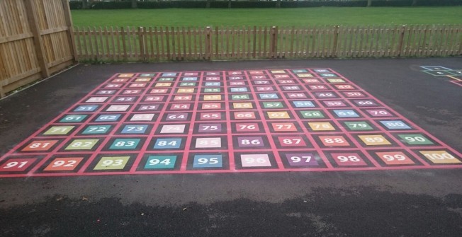 Thermoplastic Number Squares in Bridgend