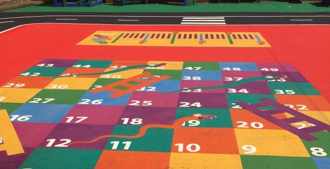 Preformed Playground Marking in Ceredigion