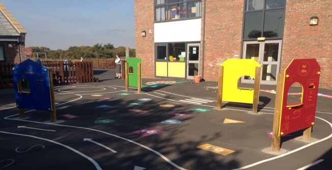 HDPE Play Panels in Aston