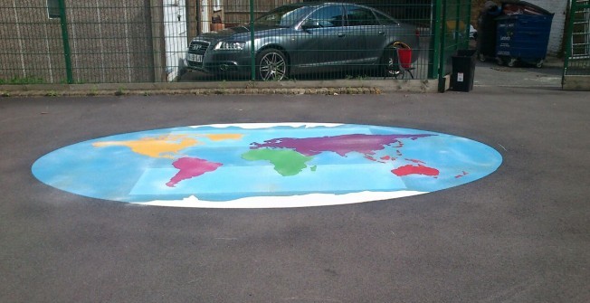Preformed Markings for Play Parks